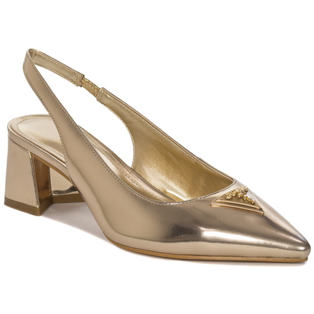 Guess Women High Heels Gold Shoes Guess Obuwie damskie Po buty Midiamo.pl