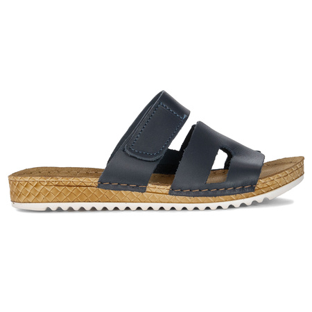 Inblu Women's Slides  Navy Blue