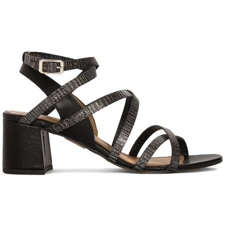  Maciejka Women's High Heel Sandals Leather Black