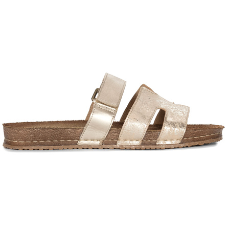 Maciejka Gold Women's Slides