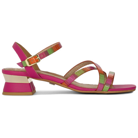 Maciejka Women's Leather Heeled Pink Sandals