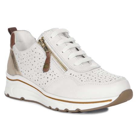 Maciejka Women's Half Shoes Leather White