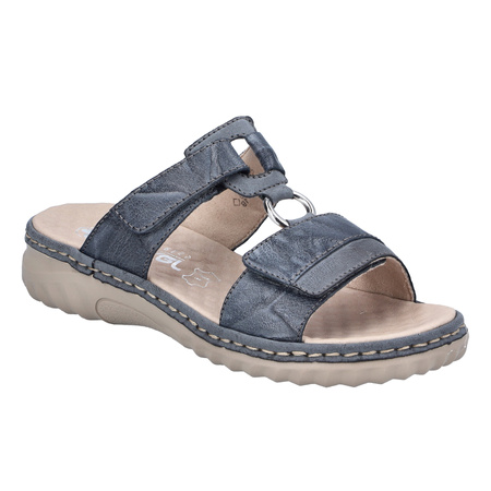 Rieker Women's Leather Velcro Blue