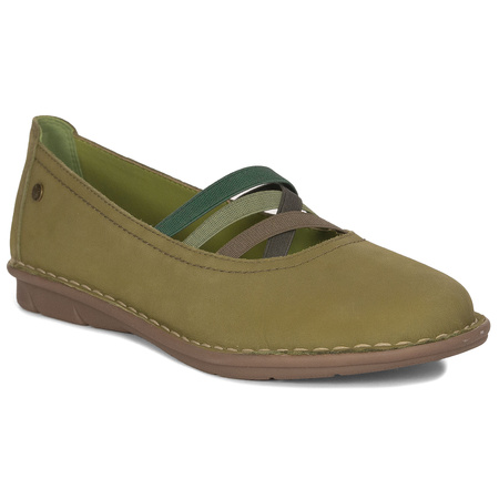 Maciejka Women's Half Shoes Leather Green