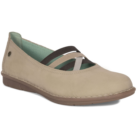 Maciejka Women's Half Shoes Leather Beige