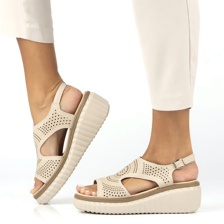 Filippo Women's Sandals Beige