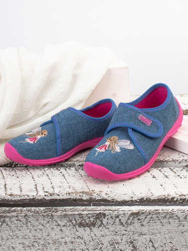 Befado Children's Girl's Blue & Pink Low Shoes