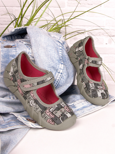 Befado Children's Girls Low shoes Gray