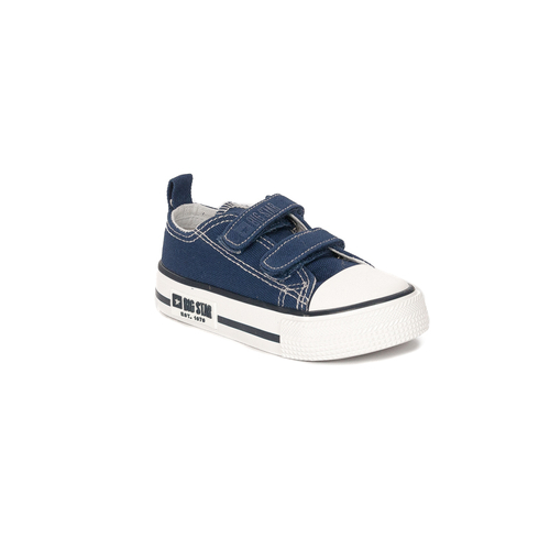 Big Star Children's sneakers for boys with velcro navy blue