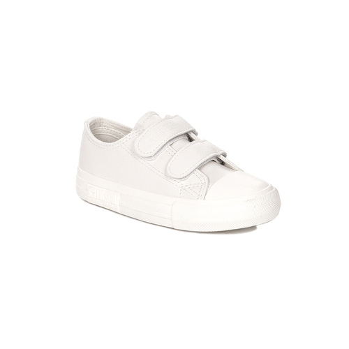 Big Star Children's white sneakers with velcro