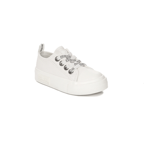 Big Star White children's slip-on sneakers