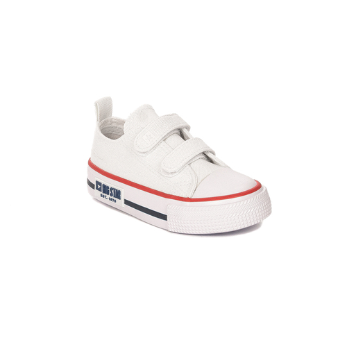 Big Star White children's sneakers with velcro