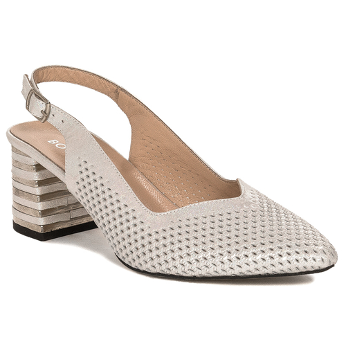 Boccato 528-54-BYZ Silver Sandals