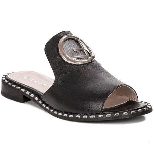 Boccato Black Slides 010-514-27