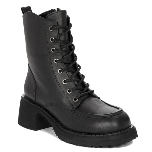 Boccato Women's black leather boots