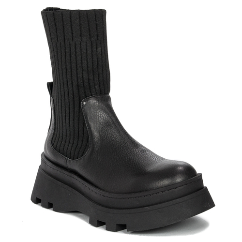 Boots Artiker, leather, insulated Black