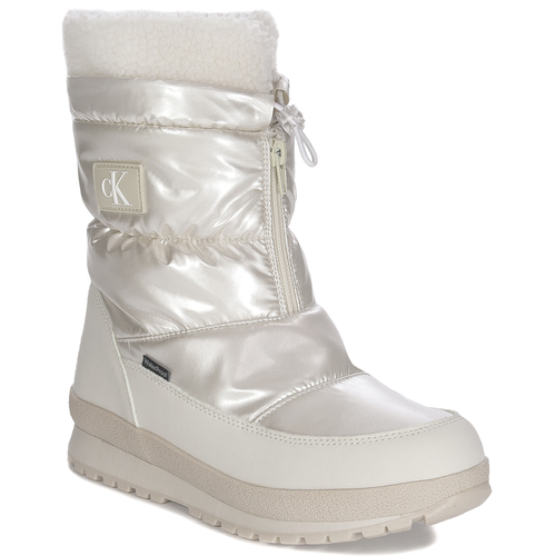 Calvin Klein Jeans Women's Snow Boots Ivory