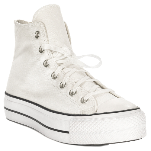 Converse Women's White/Black/White Trainers