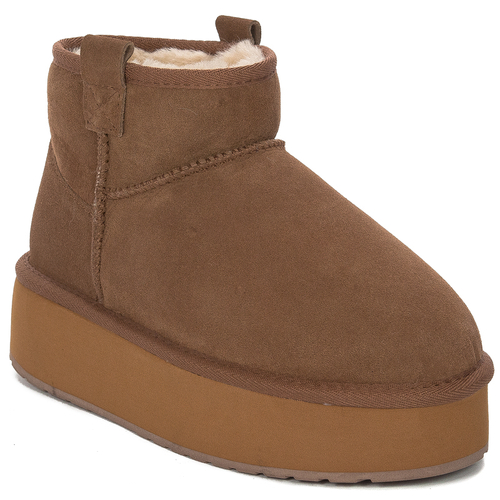 EMU Australia Light Boots Foy Flatform Micro Chestnut