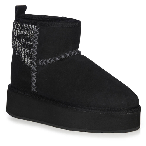 EMU Australia Stinger Knit Flatform Black Boots