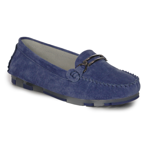 Filippo DP1202-24 Blue Flat Shoes