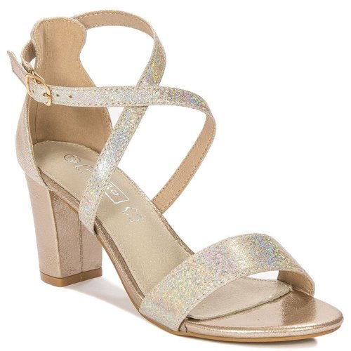 Filippo DS1276/23 GO Gold Sandals