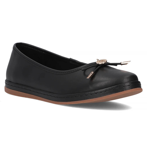 Filippo Leather Black Low Shoes