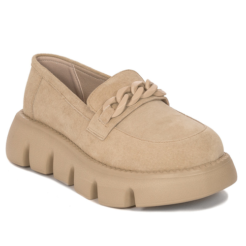 Filippo Women's Moccasins Leather Beige