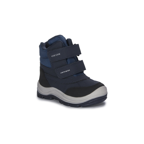 GEOX Children's Boys' insulated Velcro boots Dark Blue Black