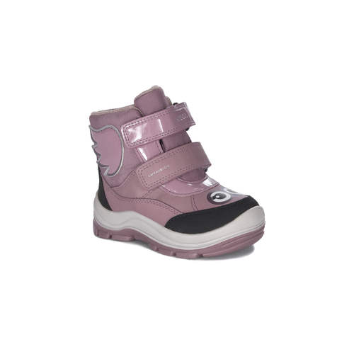 GEOX Children's insulated Velcro boots Dark Pink