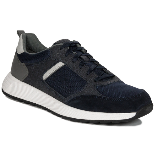 GEOX Men's U Molveno Navy/DK Grey navy blue sneakers