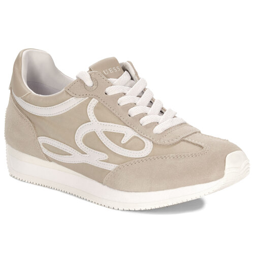 Guess Women's Platform Beige Sneakers