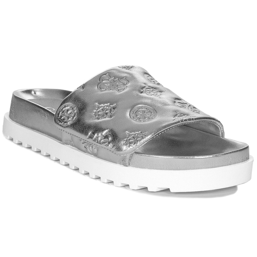 Guess Women's Slides Silver