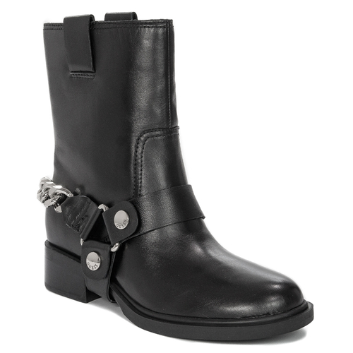 Guess Women's leather boots Ruben Black