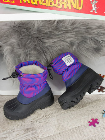 Lee Cooper LCJ-21-44-0526K Purple Snowboots