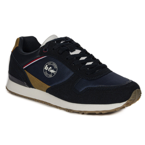 Lee Cooper Navy Brown Men's Sneakers