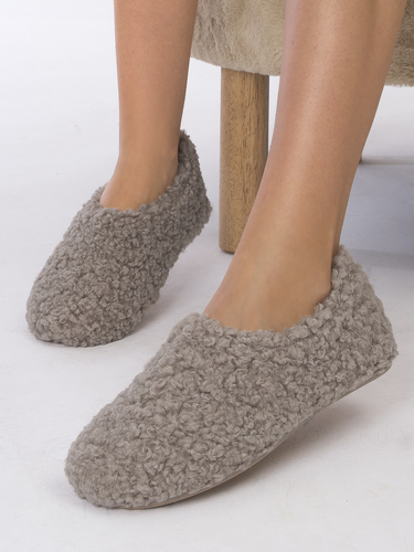 Macarena ANAIS199 Taupe home slippers