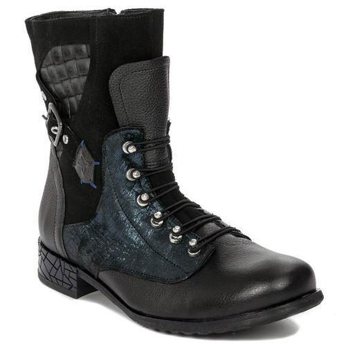 Maciejka 05582-01/00-7 Black Lace-Up Boots