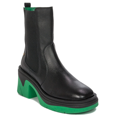 Maciejka 05746-09/00-7 Black+Green Boots