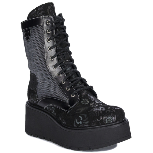 Maciejka 06720-01/00-8  platform Black Boots