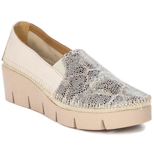 Maciejka 5814A-04/00-1 Beige Suede Low Shoes