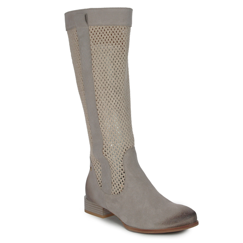 Maciejka Beige Knee-High Boots