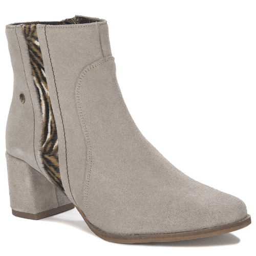 Maciejka Beige Leather Boots