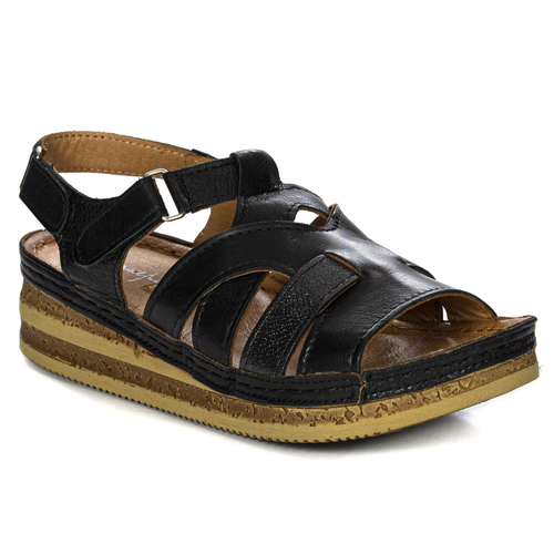 Maciejka L4490-01/00-1 Black Sandals