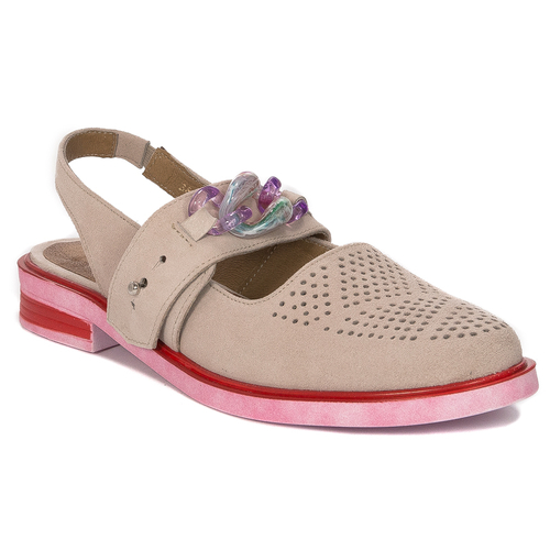 Maciejka Pink Low Shoes 05924-15/00-1