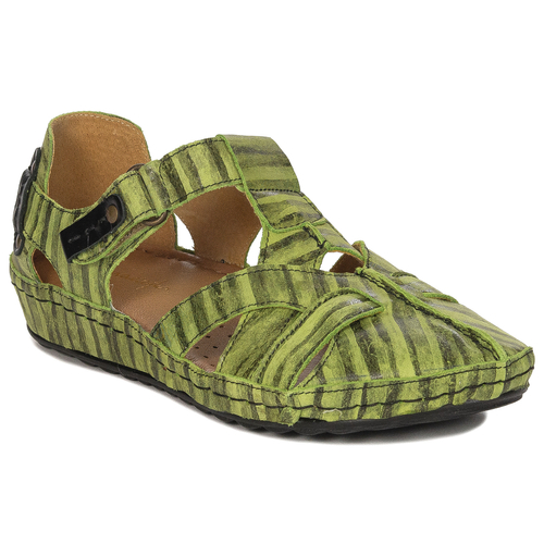 Maciejka Women's Green Flat Shoes