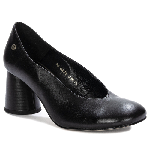 Maciejka Women's Leather Black Pumps