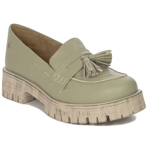 Maciejka Women's Pistachio Flat Shoes