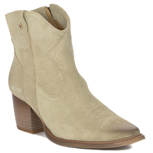 Maciejka pistachio velor Women's Boots