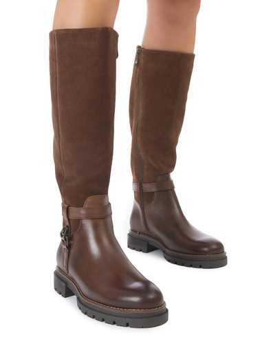 Marco Tozzi Chestnut Comb Knee-high Boots